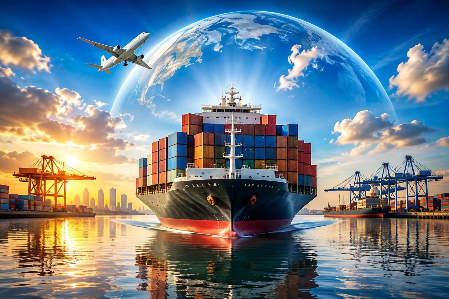 Dubai skyline — Madocsa Logistics global freight hub